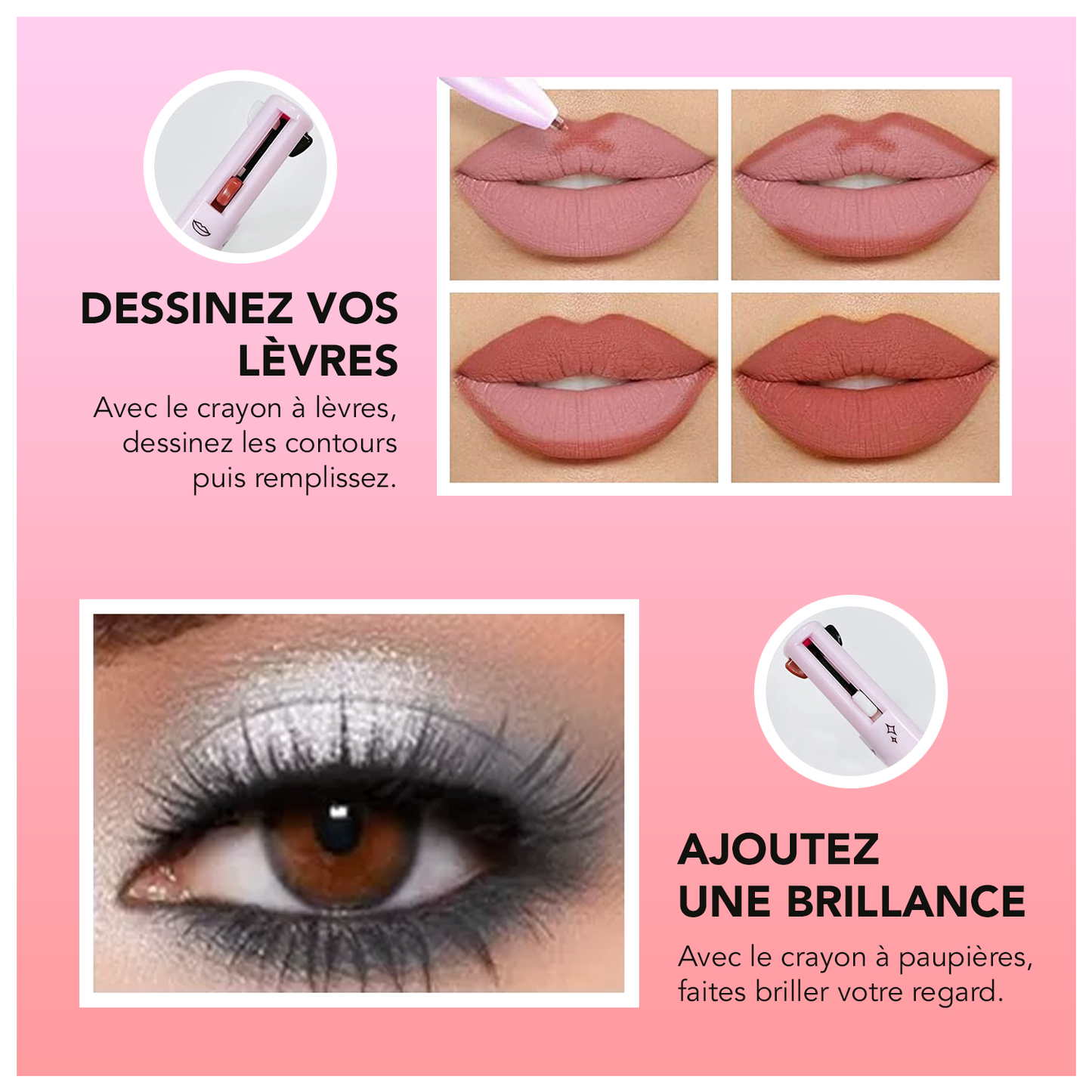 Crayon Makeup 4-en-1